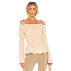 Song Of Style Ruched Off the Shoulder Top
